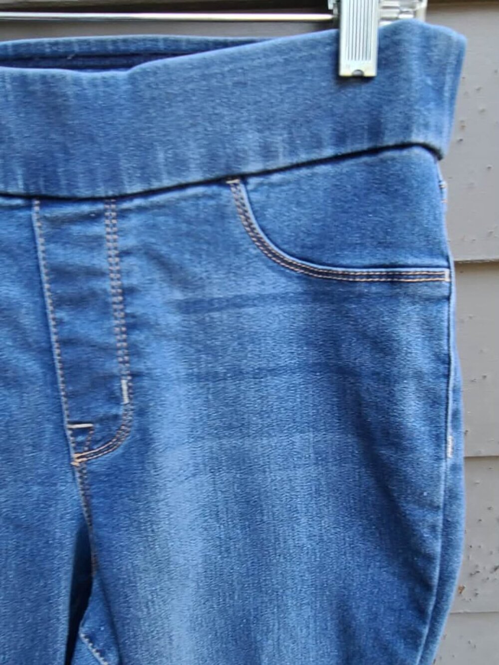 Nine West No Zip Stretchy Heidi Pull On Skinny Jeans size 10 - Picture 4 of 8